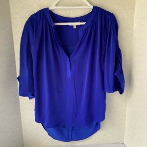 JLo blue blouse size S